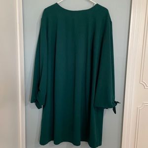 Emerald green dress